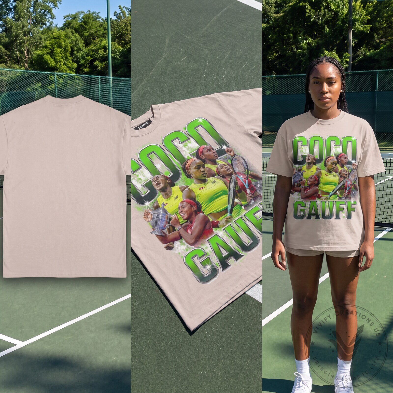 Coco Gauff Vintage Bootleg T-Shirt 2026 Special Edition