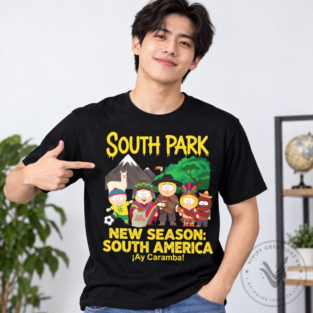 South Park South America New Season T-Shirt 2026 Edition South Park South America New Season T-Shirt 2026 Edition