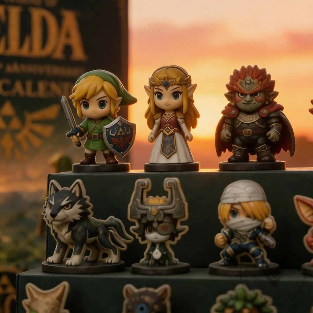 The Legend of Zelda 40th Anniversary Advent Calendar 2026 - Mini Figure Ornaments 4 The Legend of Zelda 40th Anniversary Advent Calendar 2026 - Mini Figure Ornaments