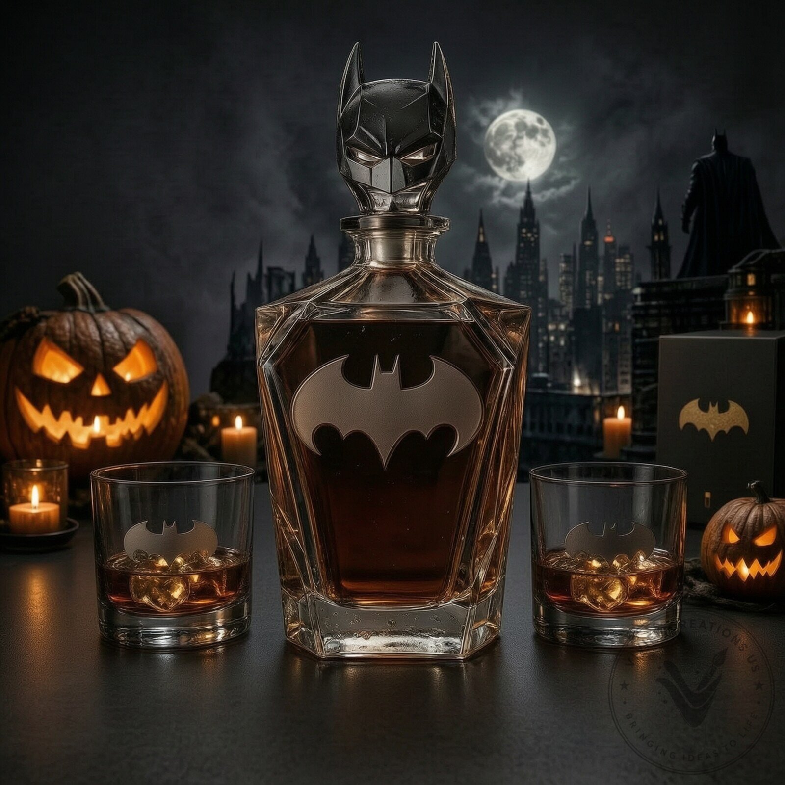 2026 Halloween x Batman Whiskey Decanter Limited Edition Crystal 3 2026 Halloween x Batman Whiskey Decanter Limited Edition Crystal