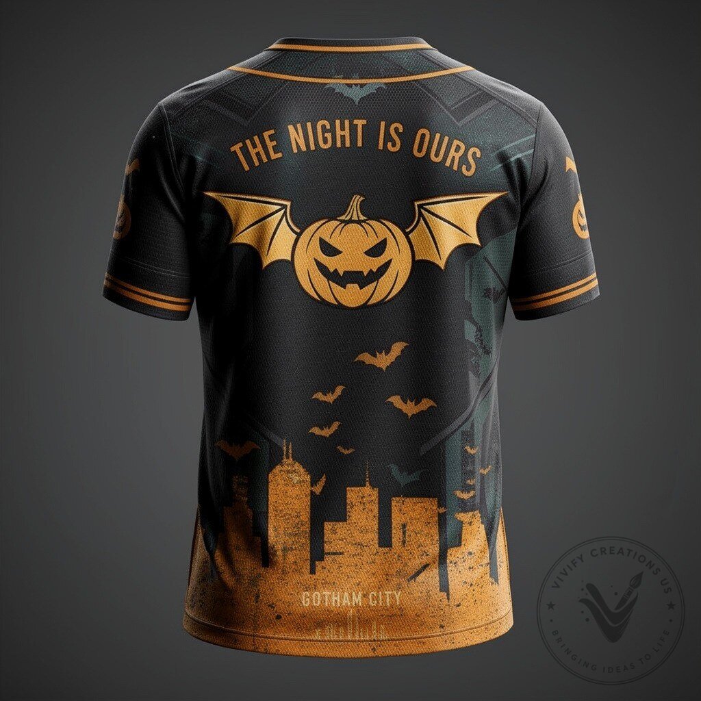 Halloween x Batman Baseball Jersey 2026 - Limited Edition 5 Halloween x Batman Baseball Jersey 2026 - Limited Edition