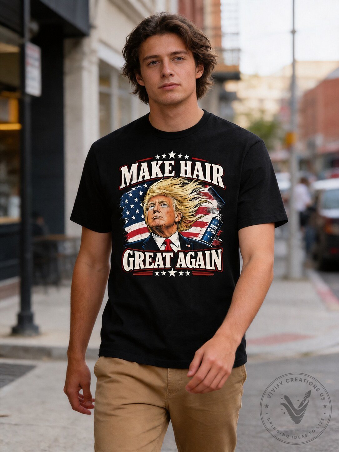 Donald Trump Make Hair Great Again T-Shirt 2026 Edition