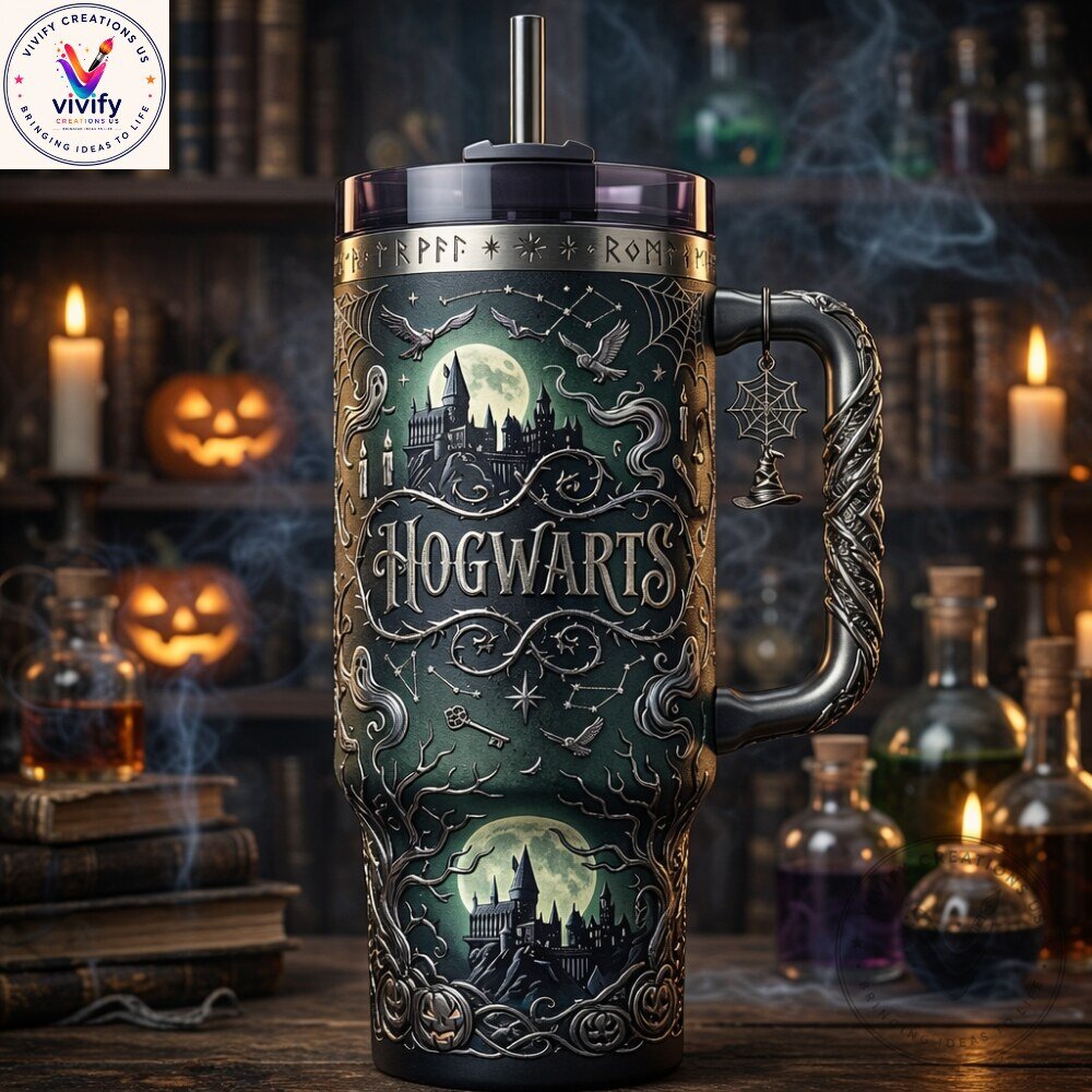 Harry Potter Spooky 40oz Tumbler with Handle 2026 Edition 4 Harry Potter Spooky 40oz Tumbler with Handle 2026 Edition