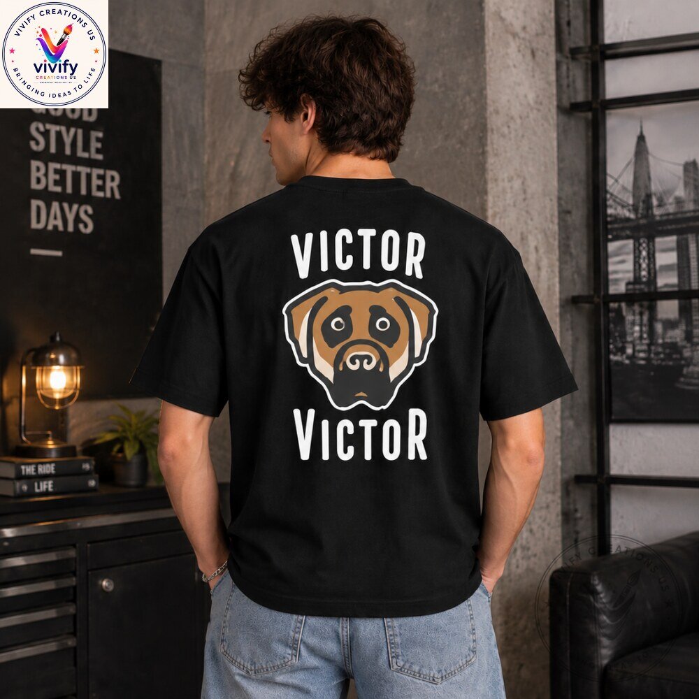Victor Victor Dog Logo T-Shirt - 2026 Edition 6 Victor Victor Dog Logo T-Shirt - 2026 Edition