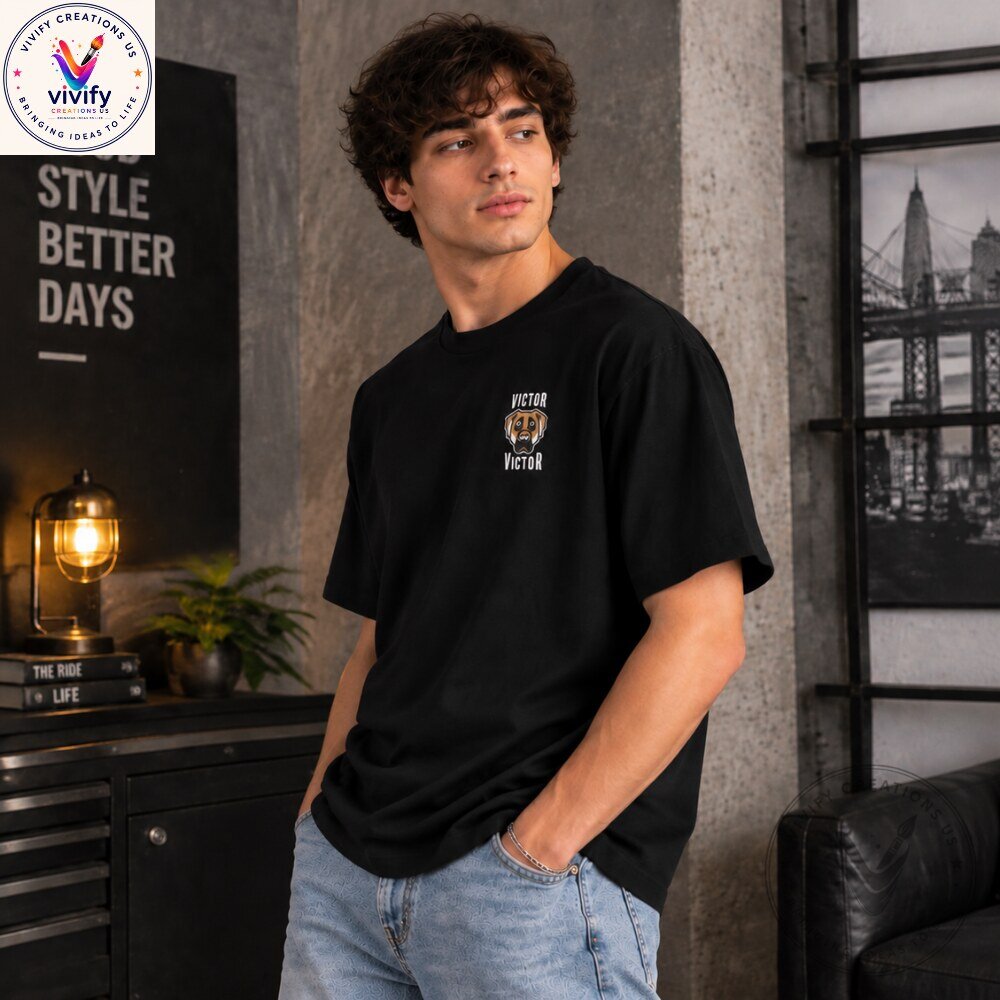 Victor Victor Dog Logo T-Shirt - 2026 Edition 7 Victor Victor Dog Logo T-Shirt - 2026 Edition