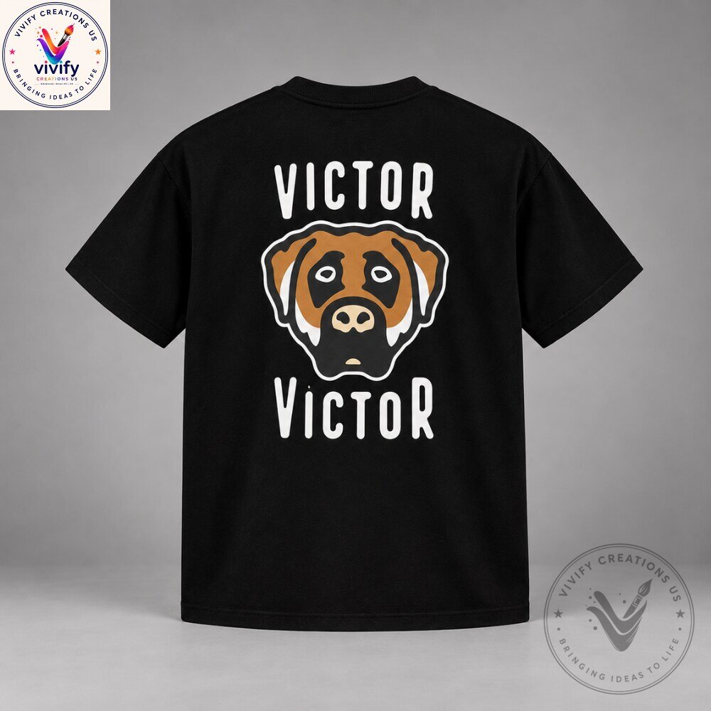 Victor Victor Dog Logo T-Shirt - 2026 Edition 8 Victor Victor Dog Logo T-Shirt - 2026 Edition