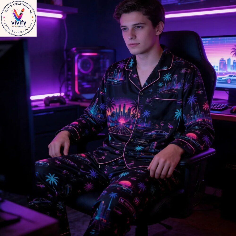 GTA 6 Vice City Neon Pajama Set 2026 Special Edition 6 GTA 6 Vice City Neon Pajama Set 2026 Special Edition