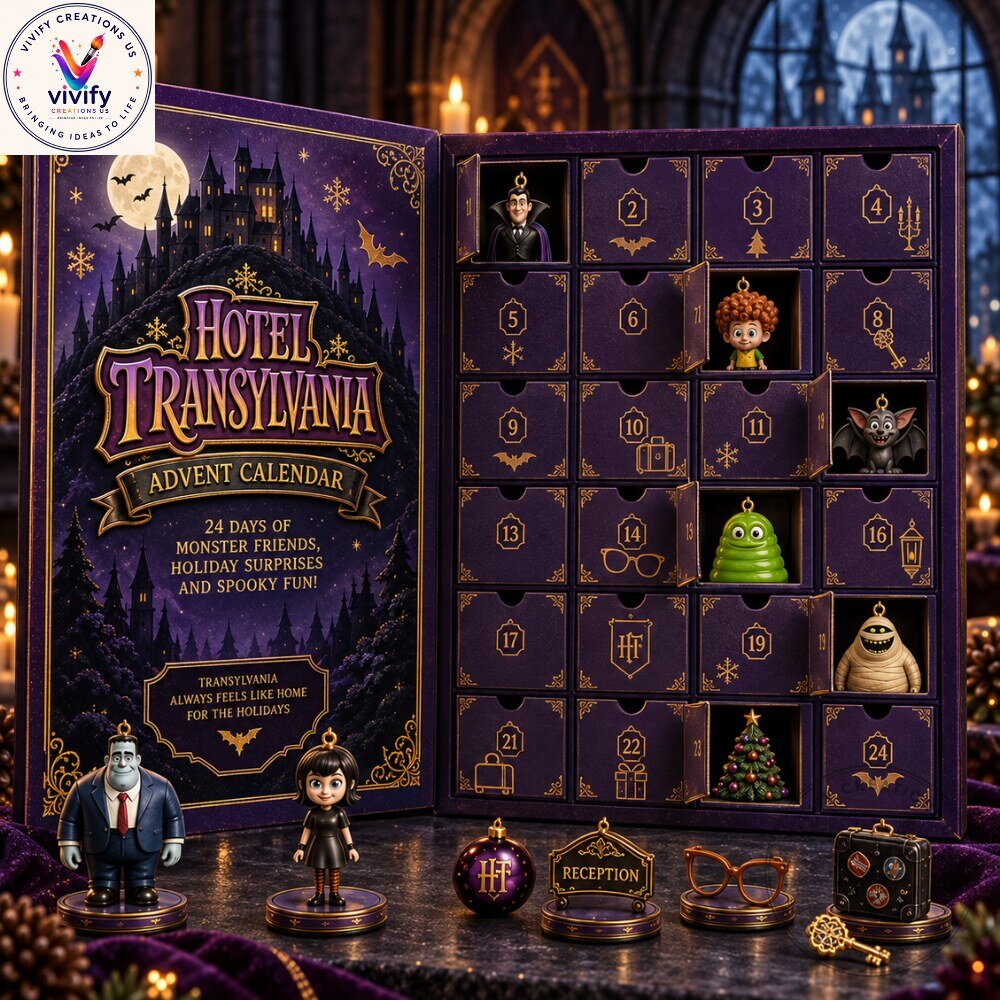 Hotel Transylvania Advent Calendar 2026 - 24 Mini Ornaments 4 Hotel Transylvania Advent Calendar 2026 - 24 Mini Ornaments