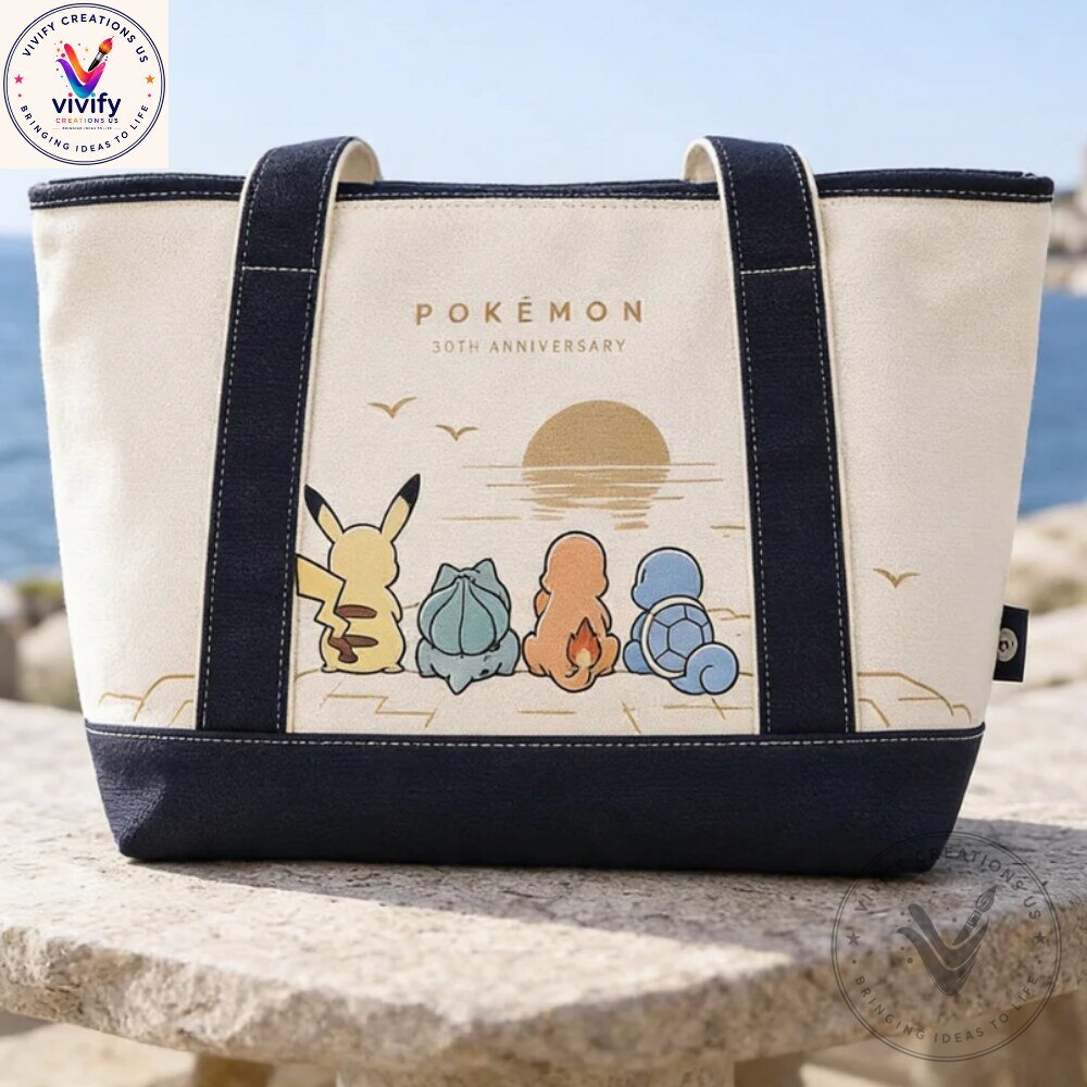 3COINS Pokemon 30th Anniversary Boat Tote Bag