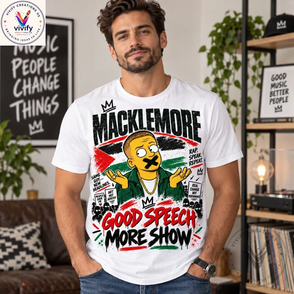 Macklemore Ed Sheeran Tour Good Speech Graphic T-Shirt
