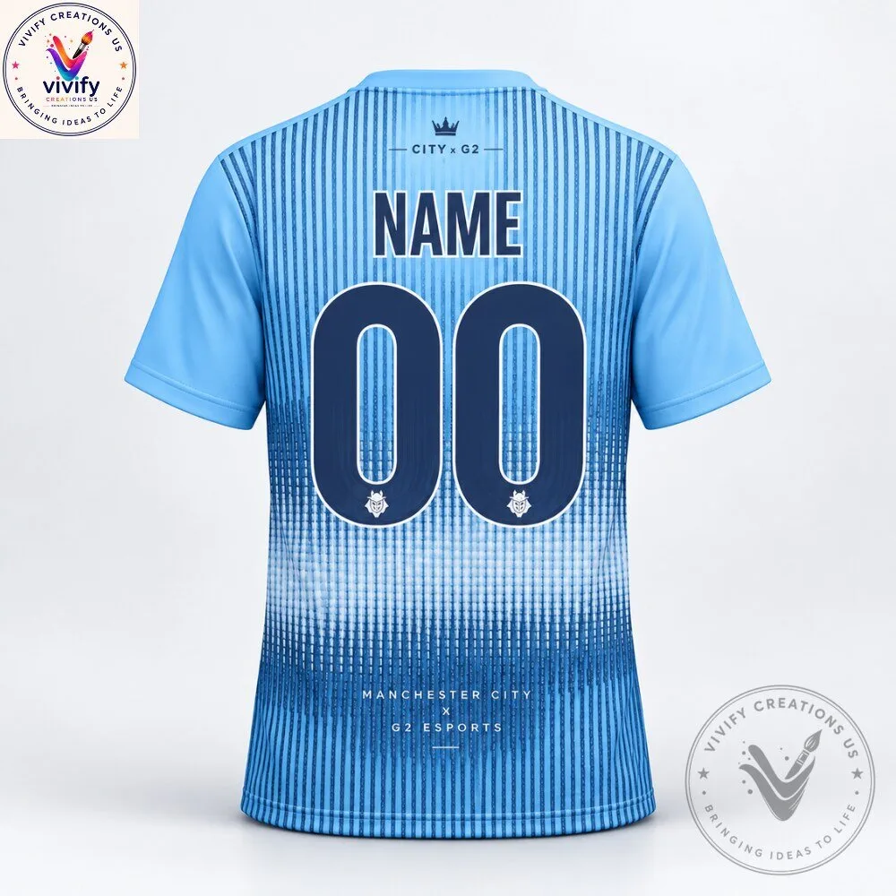 Manchester City G2 Esports Soccer Jersey 2026/27 4 Manchester City G2 Esports Football Jersey 2026/27