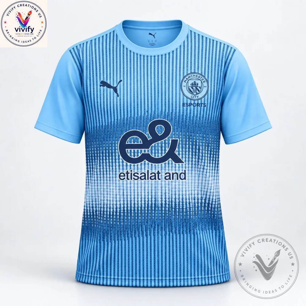 Manchester City G2 Esports Soccer Jersey 2026/27 5 Manchester City G2 Esports Football Jersey 2026/27