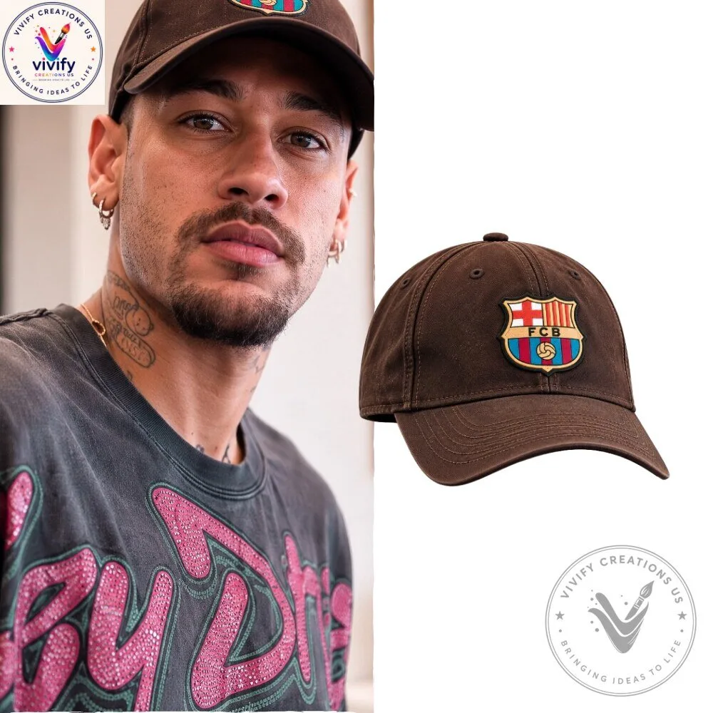 FC Barcelona x Cactus Jack Brown Washed Dad Hat Cap 7 FC Barcelona x Cactus Jack Brown Washed Dad Hat Cap