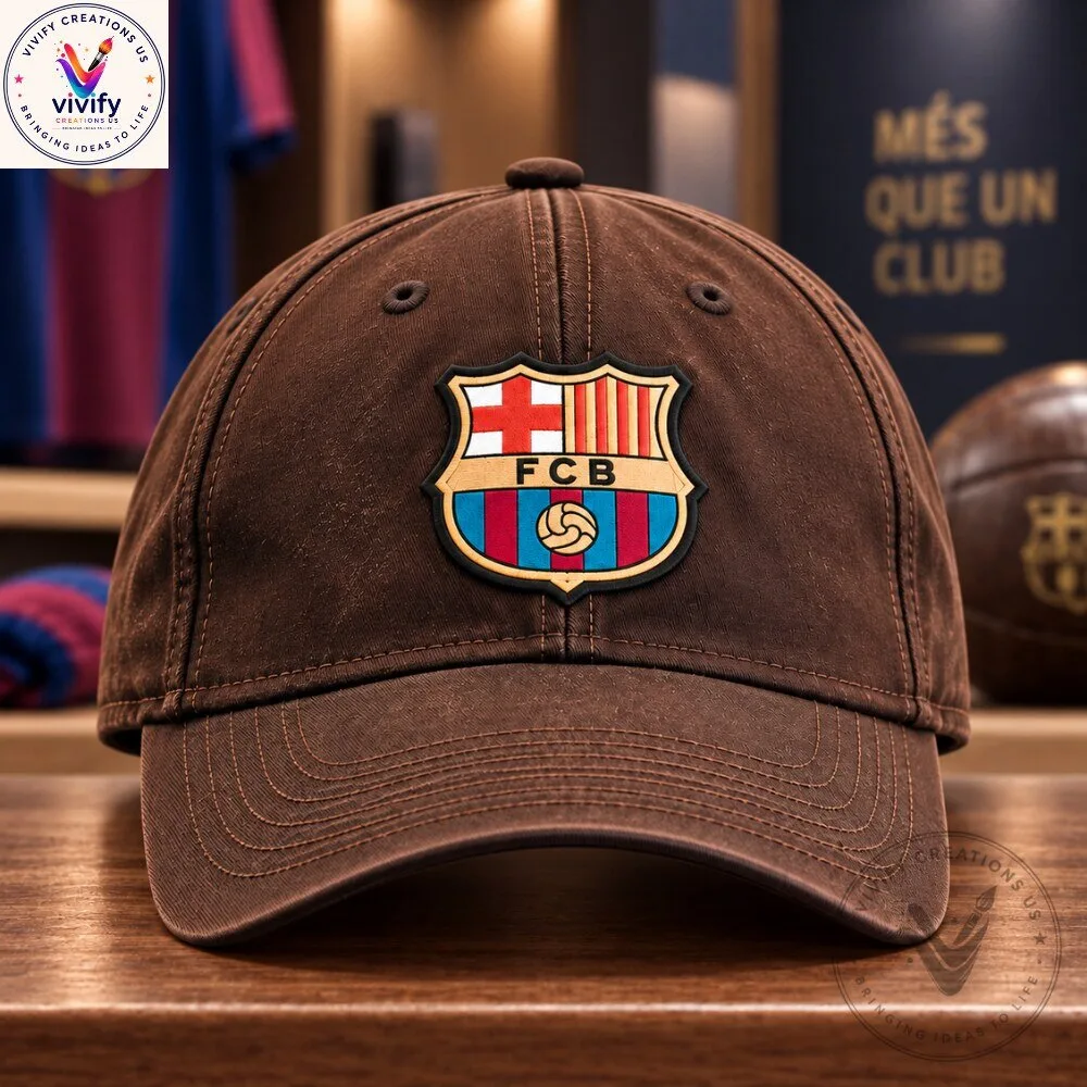 FC Barcelona x Cactus Jack Brown Washed Dad Hat Cap 9 FC Barcelona x Cactus Jack Brown Washed Dad Hat Cap