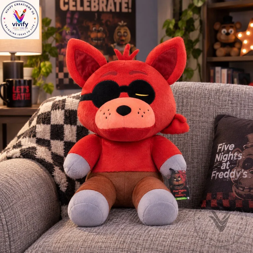 Five Nights at Freddys Sleeping Foxy Plush Pillow 5 Five Nights at Freddys Sleeping Foxy Plush Pillow