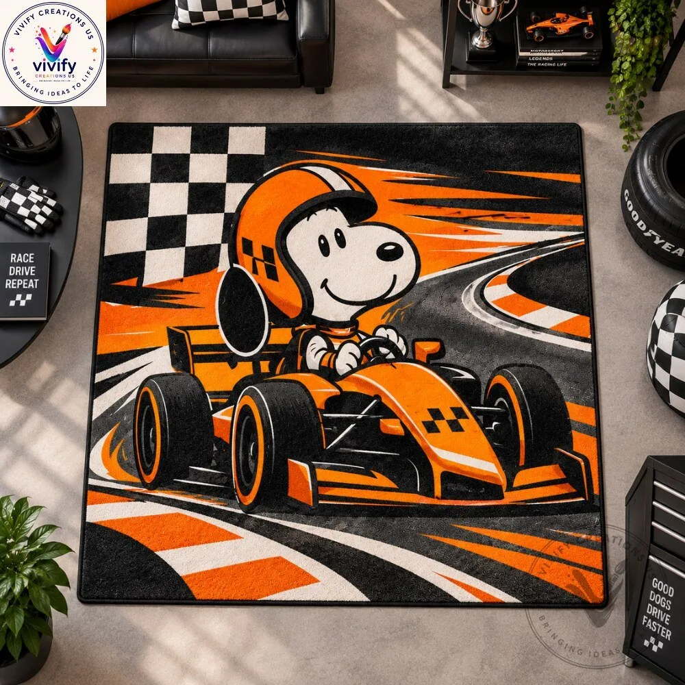 Snoopy McLaren F1 Rug Special Edition 2026 4 Snoopy McLaren F1 Rug Special Edition 2026