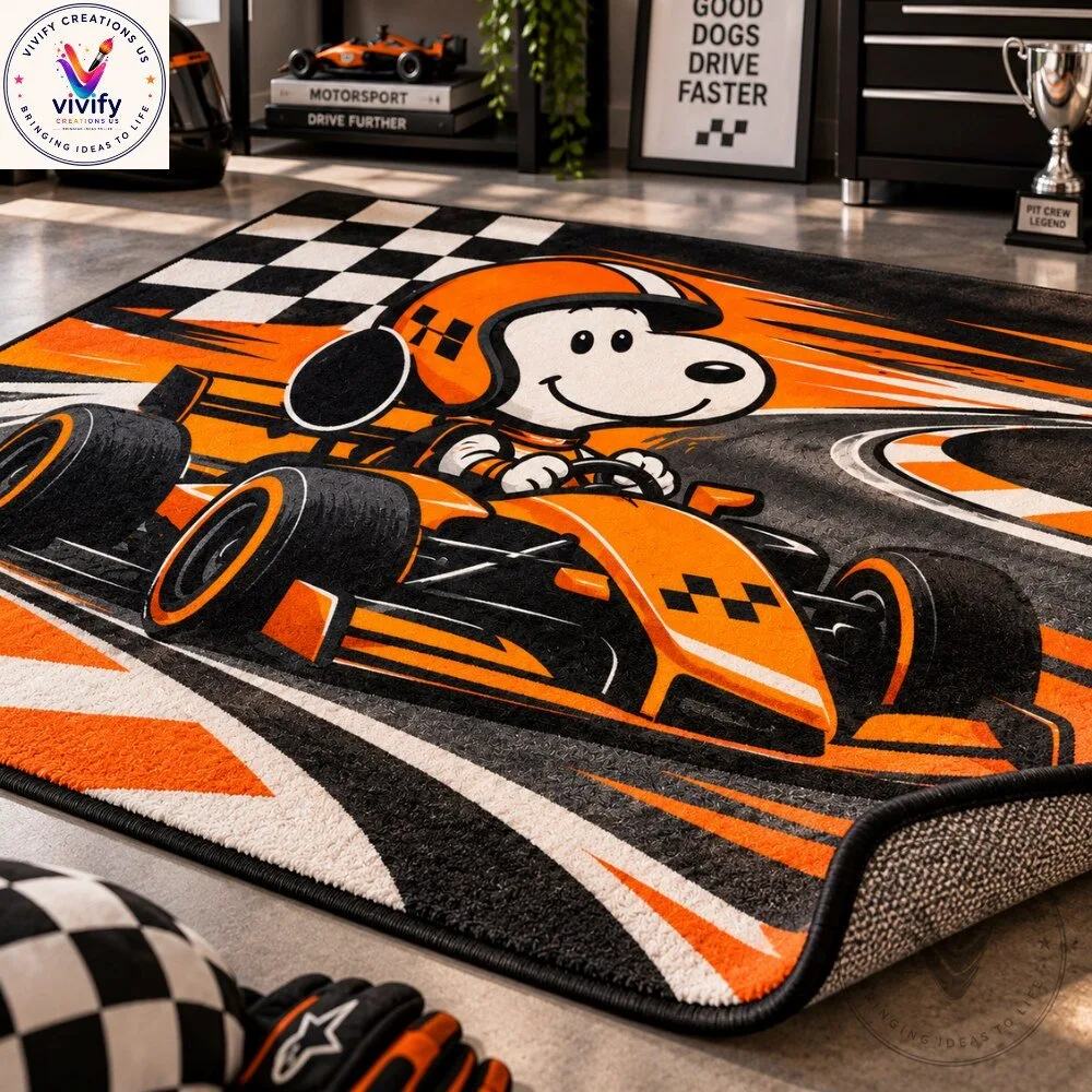 Snoopy McLaren F1 Rug Special Edition 2026 5 Snoopy McLaren F1 Rug Special Edition 2026