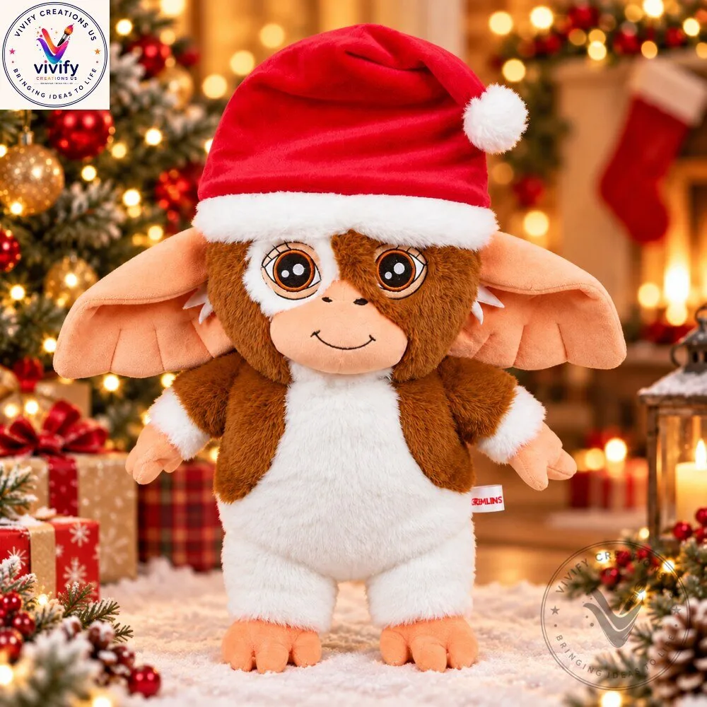 Gremlins 3 Holiday Gizmo with Santa Hat 13" Plush