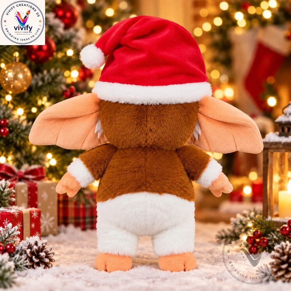 Gremlins 3 Holiday Gizmo with Santa Hat 13" Plush 5 Gremlins 3 Holiday Gizmo with Santa Hat 13" Plush product view