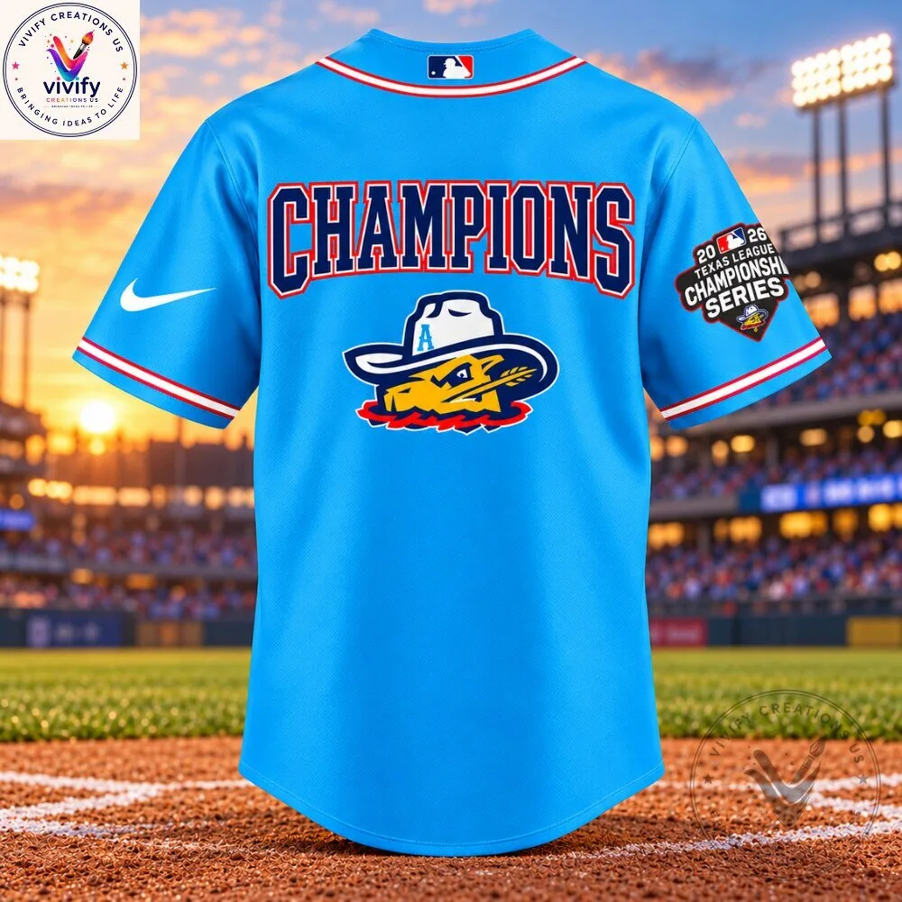 Amarillo Sod Poodles 2026 Texas League Champions Limited Edition Baseball Jersey