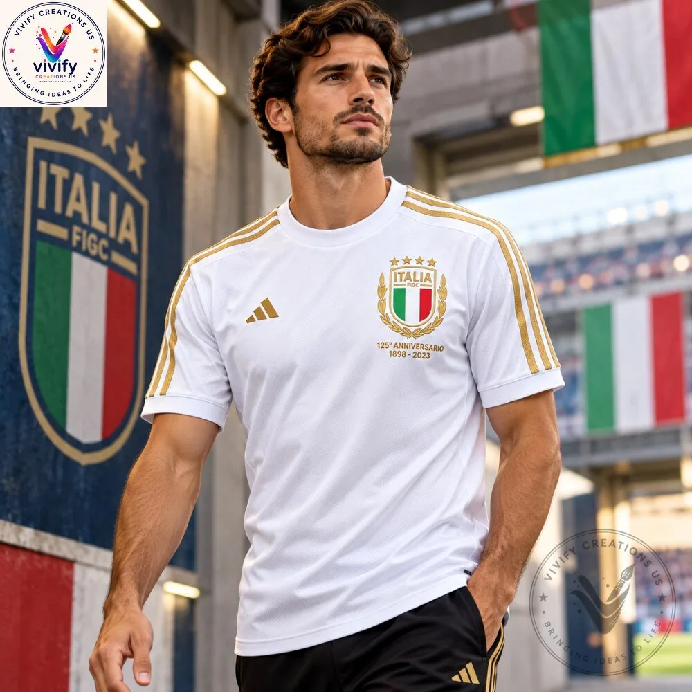 Adidas Italy 125th Anniversary Kit Soccer Jersey Shirt
