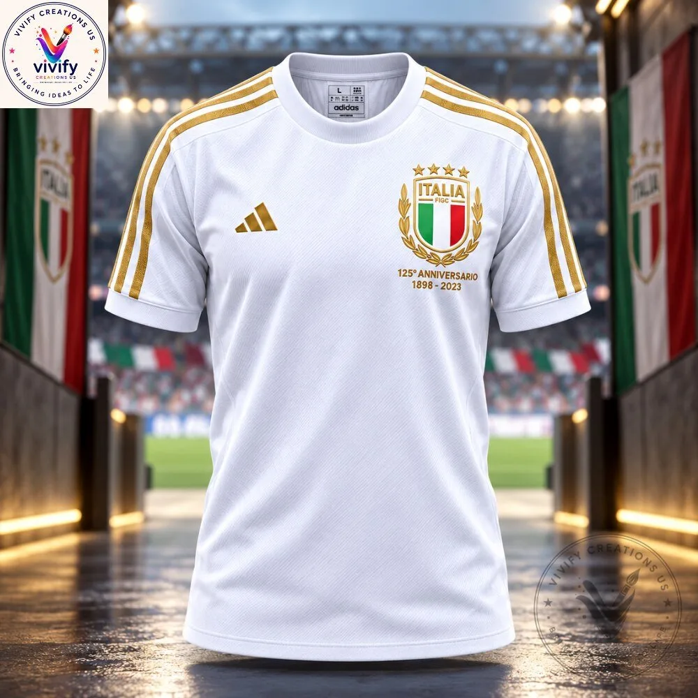 Adidas Italy 125th Anniversary Kit Soccer Jersey Shirt