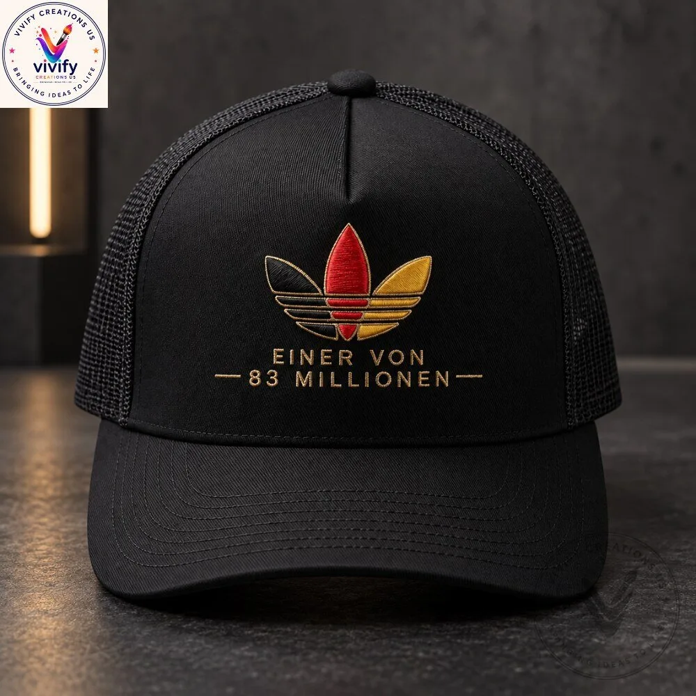 Jürgen Klopp Einer Von 83 Millionen German Flag Adidas Embroidered Baseball Hat