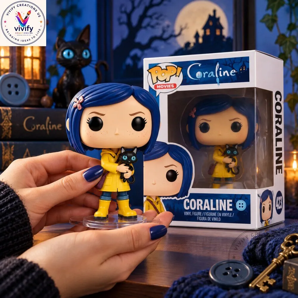 Coraline with Cat Funko Pop Collectible Vinyl Figure