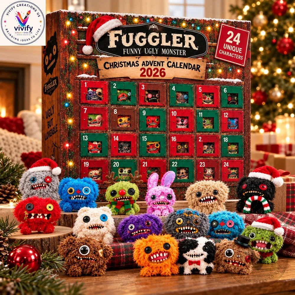 Fuggler Christmas Advent Calendar 2026 - 24 Days Funny Ugly Monster 4 Fuggler Christmas Advent Calendar 2026 - 24 Days Funny Ugly Monster