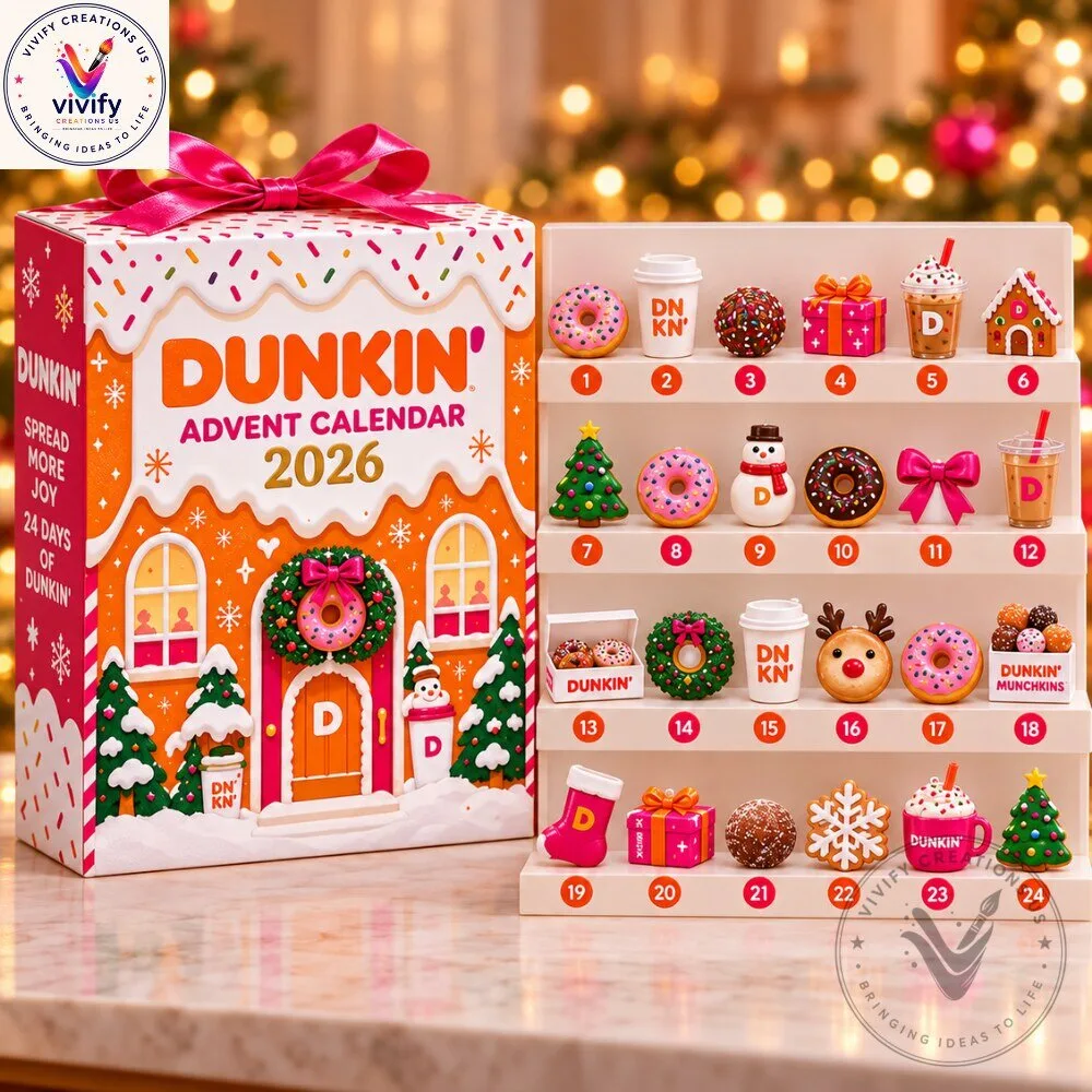 Dunkin Christmas Coutdown Advent Calendar 2026 5 Dunkin Christmas Coutdown Advent Calendar 2026