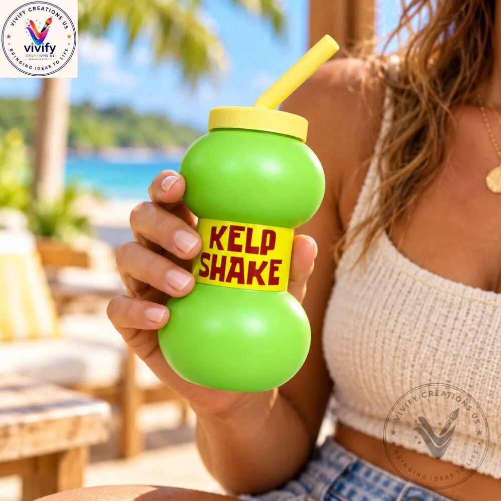 SpongeBob SquarePants Kelp Shake Water Bottle 4 SpongeBob SquarePants Kelp Shake Water Bottle