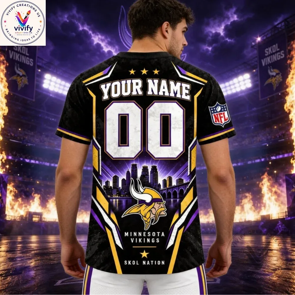 Minnesota Vikings Skol Purple Football Jersey Shirt 5 Minnesota Vikings Skol Purple Football Jersey Shirt