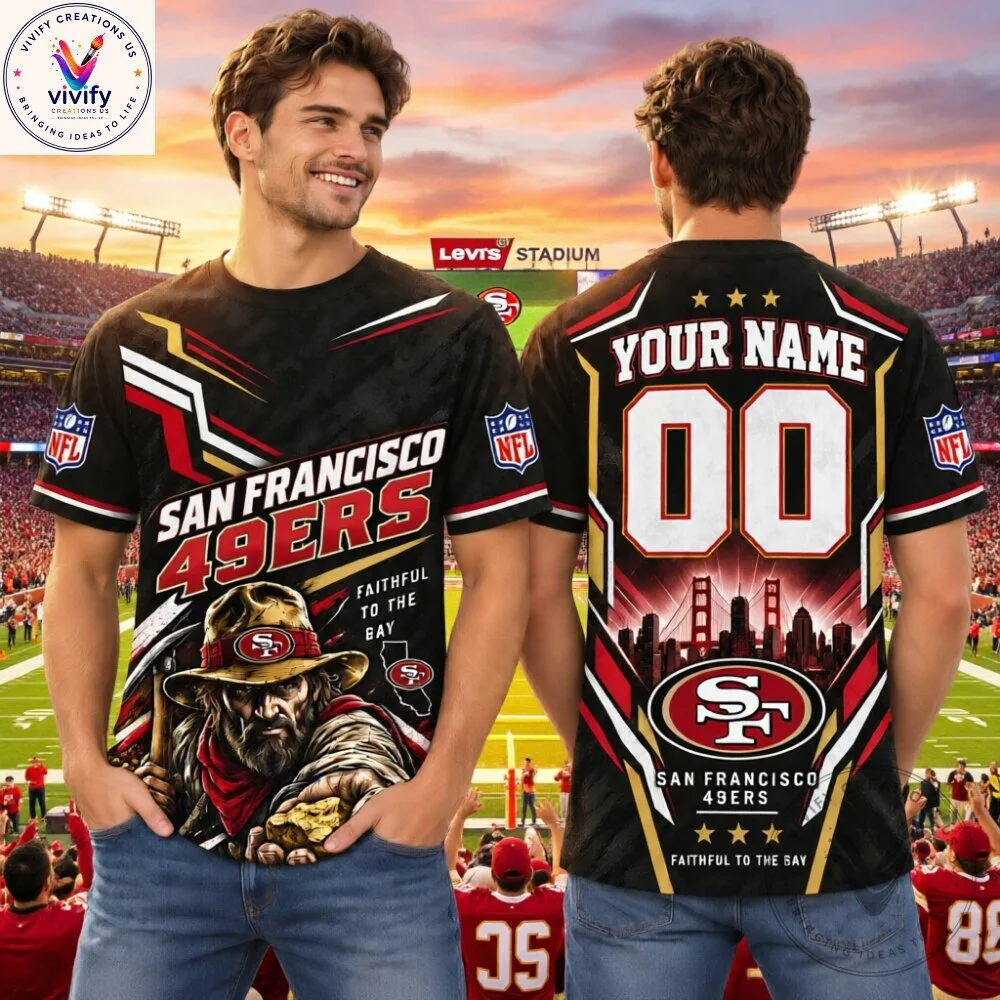 San Francisco 49ers Mascot Football Jersey Shirt