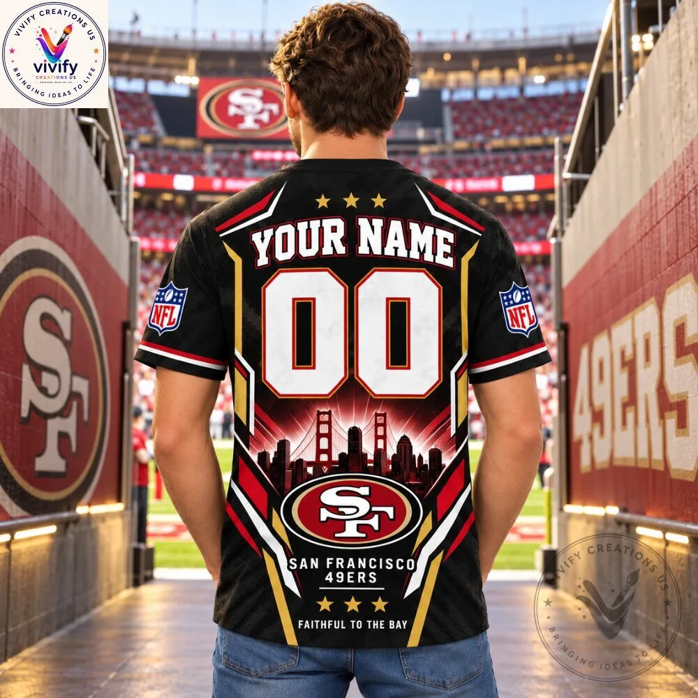 San Francisco 49ers Mascot Football Jersey Shirt 5 San Francisco 49ers Mascot Football Jersey Shirt